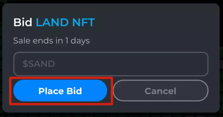 place bid